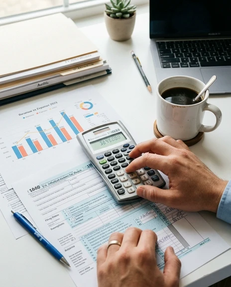 Tax planning desk
